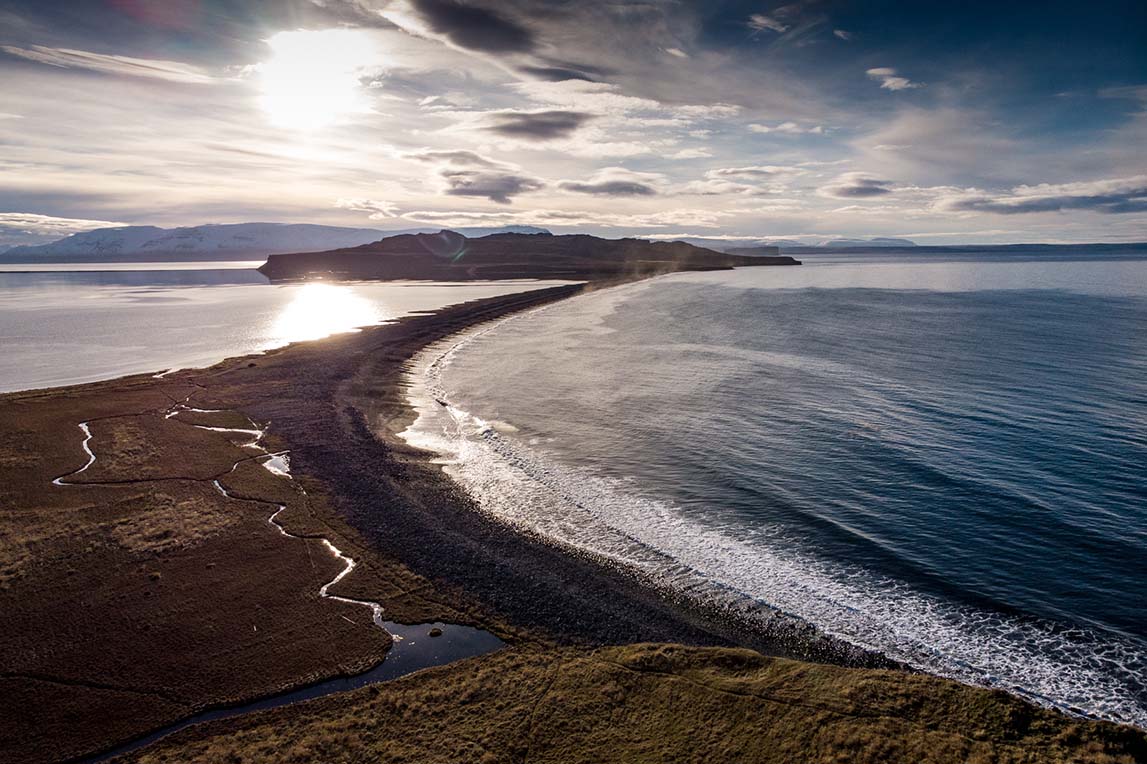 Þórðarhöfði on Arctic Coast Way